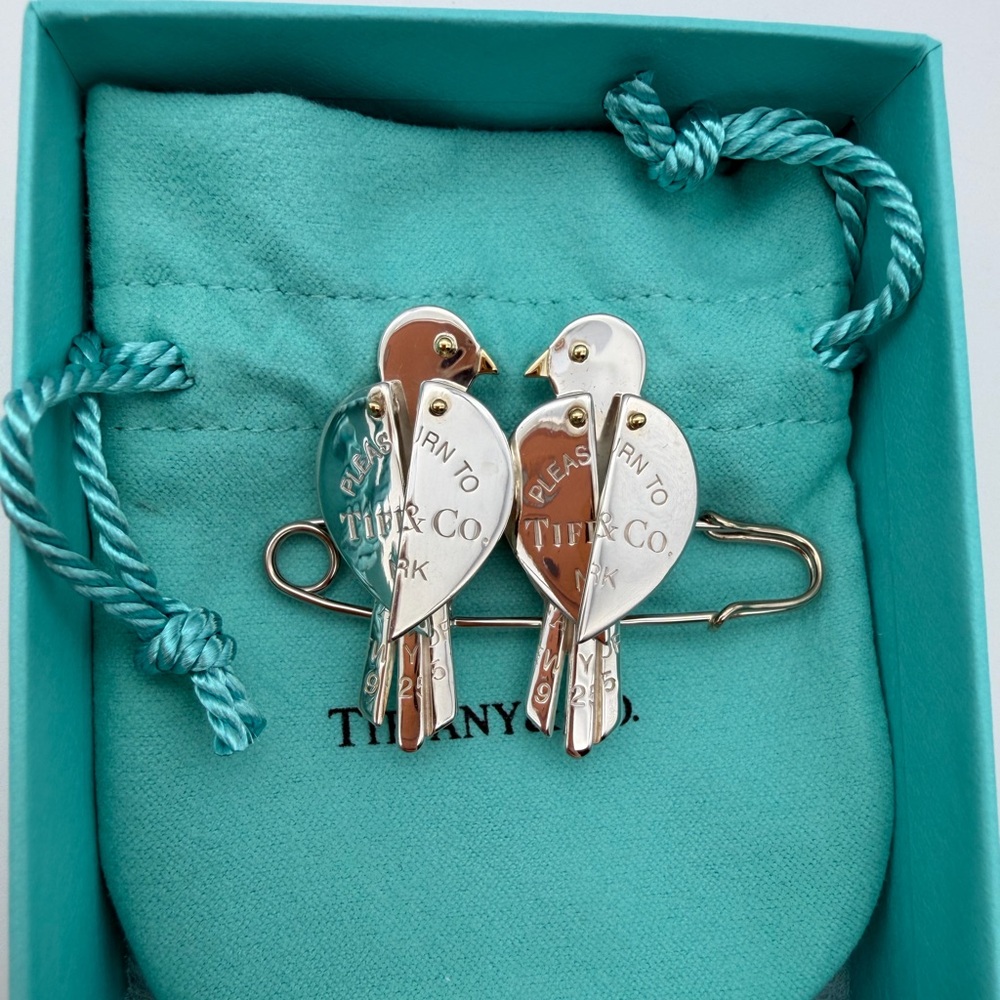Tiffany & Co. love bug love Birds Brooch